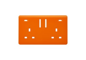 Orange Spare Plate Wiring Accessories Trendi Decorative Screwless